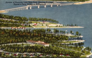 Kentucky Aerial View Of Kentucky Lake State Park Showing Eggner's Ferry ...