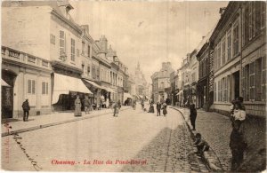 CPA CHAUNY La Rue du Pont Royal (665614)