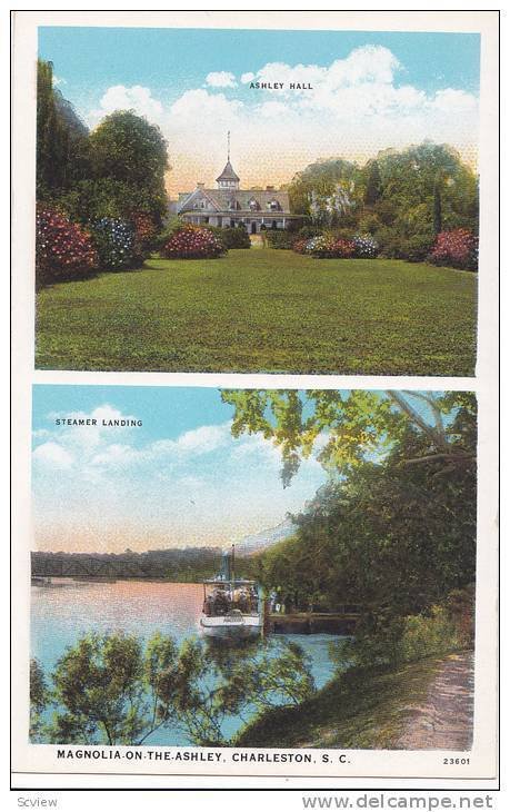 Ashley Hall & Steamer Landing, Magnolia-On-The-Ashley, Charleston, South Caro...