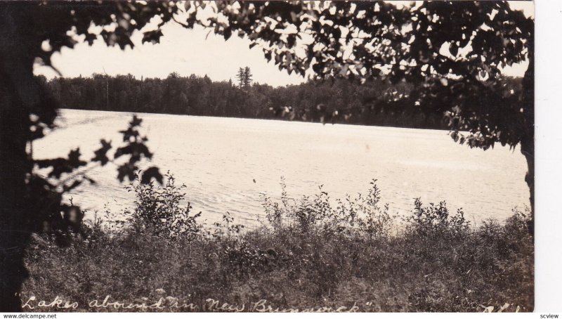 RP; Lakes abound in New Brunswick, Canada, 00-10s