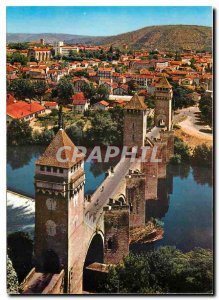 Postcard Modern Cahors Bridge Valentre