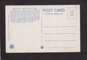 UT Overland Limited Railroad Train Salt Lake Utah Sunset Postcard