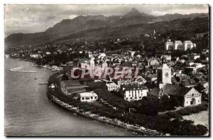 Evian les Bains - Vue Generale - Old Postcard