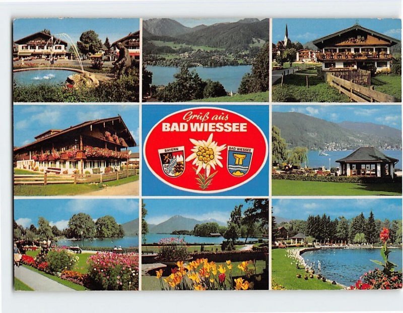 Postcard Gruss aus Bad Wiessee, Germany