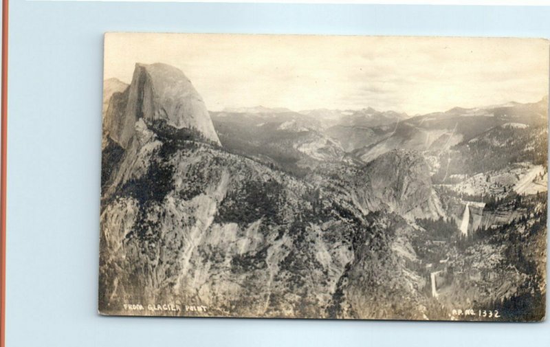 Postcard - From Glacier Point, Yosemite Valley, California 