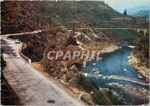 Modern Postcard The Valley of Eyrieux (Ardeche) A picturesque corner