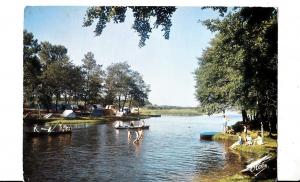 BF13614 mimizan landes le lac au fond le camping france  front/back image