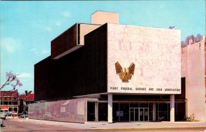 Augusta, GA Georgia  FIRST FEDERAL SAVINGS Bank Main Office  ca1950's Postcard