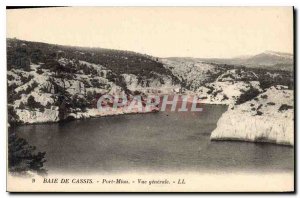 Postcard Old Bay of Cassis Port Miou general view