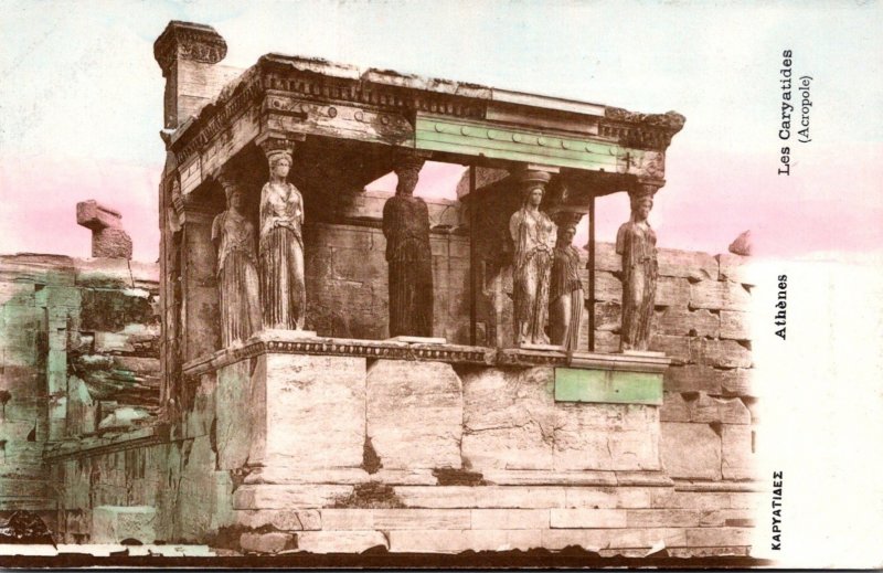 Greece Athens Les Caryatides Acropole