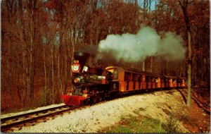 Postcard Model Railroad at Milwaukee County Zoo in Milwaukee, Wisconsin