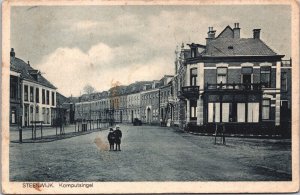 Netherlands Steenwijk Kornputsingel Vintage Postcard 09.39