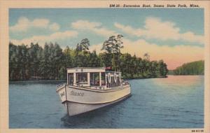 Minnesota Excursion Boat Itasca State Park Curteich