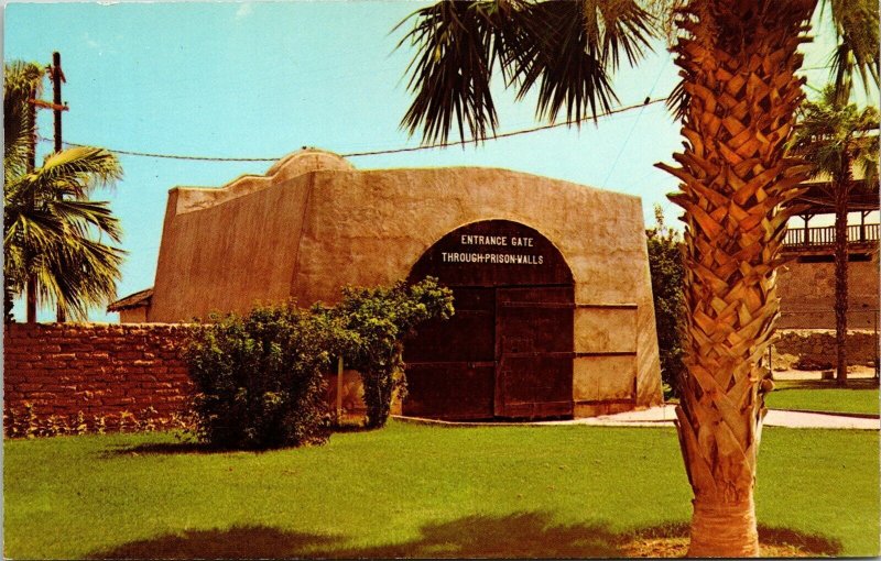 Yuma Territorial Prison Monument Arizona State Parks Entrance Gate VTG Postcard 