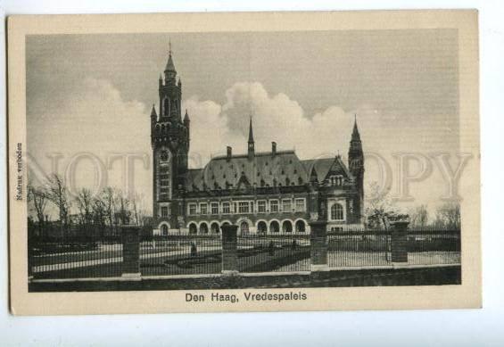 158388 Netherlands Hague DEN HAAG Palace of Peace Vintage PC