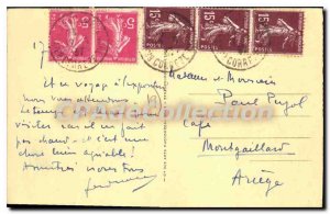 Old Postcard Brive Allee Du Tapis Vert