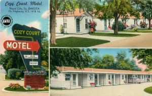 SD, Rapid City, South Dakota, Cozy Court Motel, Tichnor