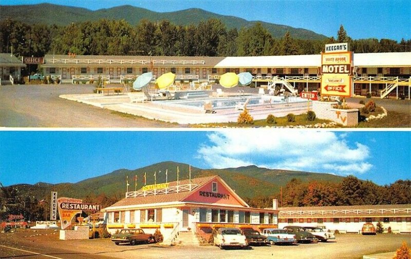 Wilmington NY Drive-In Food Old Cars Postcard