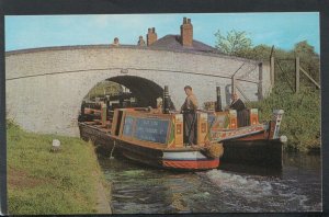 Waterways Postcard - Narrow Boats, Uxbridge Lock, Grand Union Canal RS16059