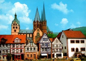 Germany Gelnhausen Intermarkt und Marienkirche