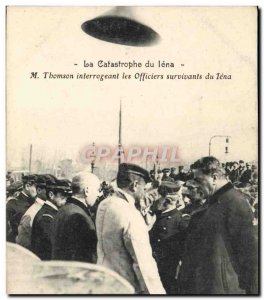 Old Postcard Boat War Catastrophe of Jena Breastplate M Thomson interviewing ...