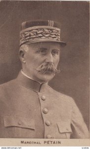 War 1914-18; Marechal PETAIN