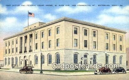 Waterloo, Iowa USA Post Office Unused 