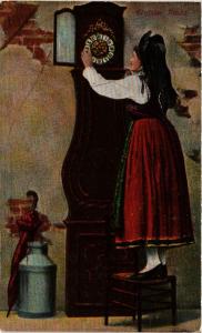 CPA Alsace - Elsasser Tracht - Folklore - Types (483368)