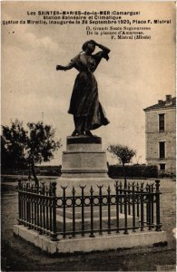 CPA SAINTES-MARIES-de-la-MER Statue de Mireille (1259228)