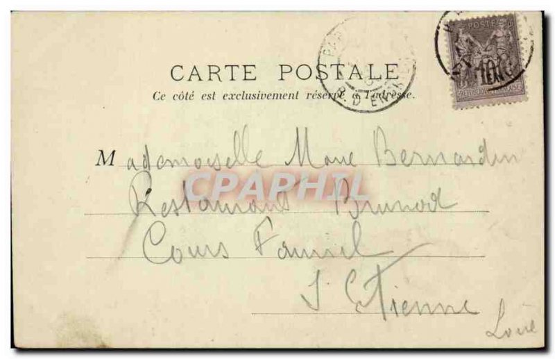 Paris - 3 - Vaudeville Theater Old Postcard