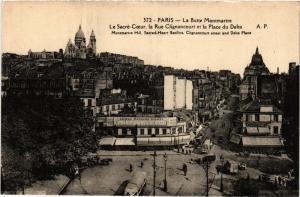 CPA Paris 18e La Butte Montmartre la Sacré Coeur la Rue Clignancourt (284642)