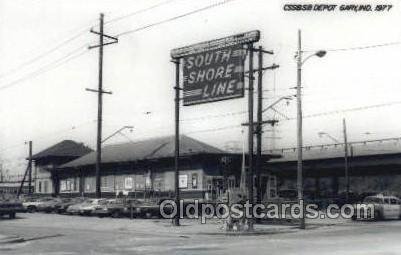 CSSand S B Depot, Gary, IN, USA Kodak Real Photo Paper Train Railroad Station...