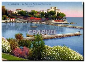 Old Postcard Beaulieu Port and the Tip of the Ants