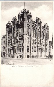 1910s City Hall Dallas Texas C. Weichsel Co. Postcard