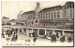 Old Postcard Malo Les Bains Casino