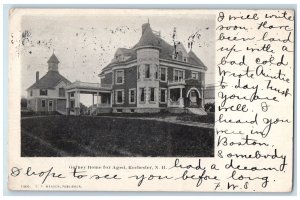 1906 Gofney Home For Aged Building Entrance Rochester New Hampshire NH Postcard 