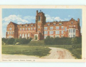 Unused 1930's BRESCIA HALL London Ontario ON E0703