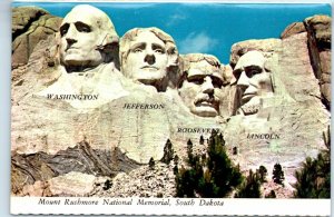 Postcard - Mount Rushmore National Memorial, South Dakota