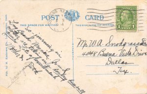 Long Beach California 1934 Postcard Rainbow Pier & Auditorium