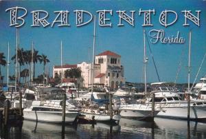 Florida Bradenton City Yacht Basin and Pier On Manatee River 2001