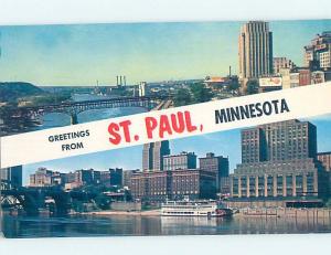 Unused Pre-1980 TWO VIEWS ON CARD St. Paul Minnesota MN ho7391