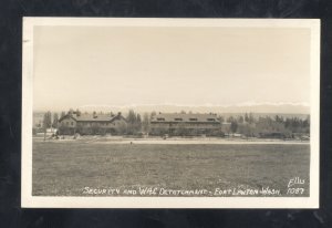 RPPC FORT LAWTON WASHINGTON SECURITY DETATCHMENT VINTAGE REAL PHOTO POSTCARD