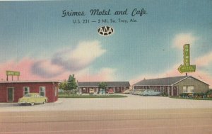 TROY , Alabama , 1930-40s Grimes Motel & Cafe