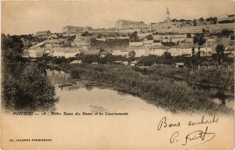 CPA POITIERS - N.-D. des Dunes et les Casernements (255708)