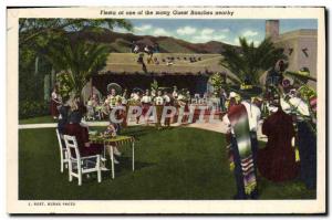 Old Postcard Fiesta at One Of The Many Nearby Guest Ranches Southern Pacific ...