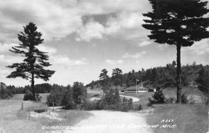 Gladstone Michigan Country Club Real Photo Vintage Postcard AA71759