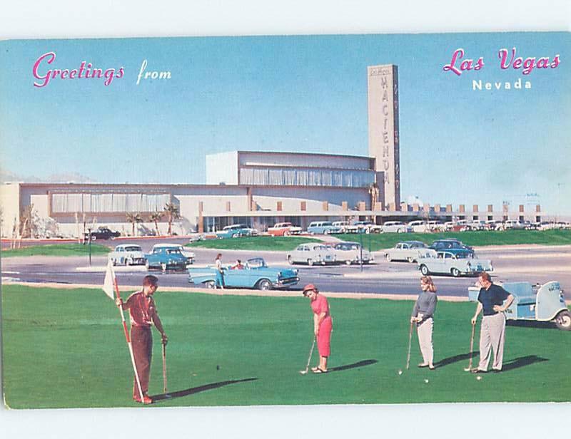 Pre-1980 GOLFING - GOLF COURSE AT HACIENDA CASINO HOTEL Las Vegas NV B2148