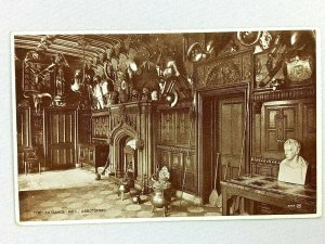 Vintage Postcard The Entrance Hall Abbotsford