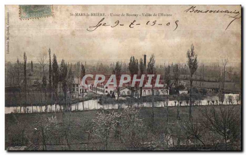 Saint Mars la Briere - Factory Bouray - Valley of the Huisne - Old Postcard