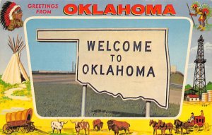 Greetings Oklahoma The Sooner State Greetings from OK 